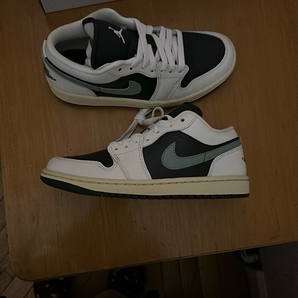 Nike Air Jordan Low Black and White Sneakers - Picture 4 of 6